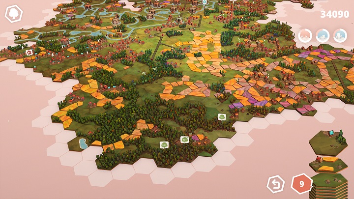 Dorfromantik, Toukana Interactive, 2022 - 13 gier strategicznych o budowaniu miasta, w które warto zagrać - dokument - 2022-11-10