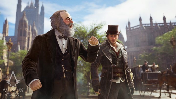 W Assassin’s Creed: Syndicate Karl Marx regularnie współpracuje z dwójką protagonistów. - 2019-05-18