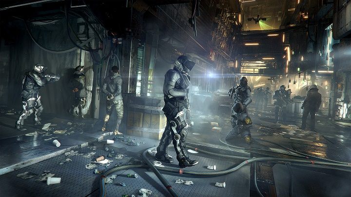 W Deus Ex rozwój technologiczny prowadzi do nierówności społecznych, prześladowań i zaciskania się wokół futurystycznego świata sieci globalnych spisków. - Cyberpunk 2077 – co przeczytać, co obejrzeć i w co zagrać przed premierą - dokument - 2020-06-27