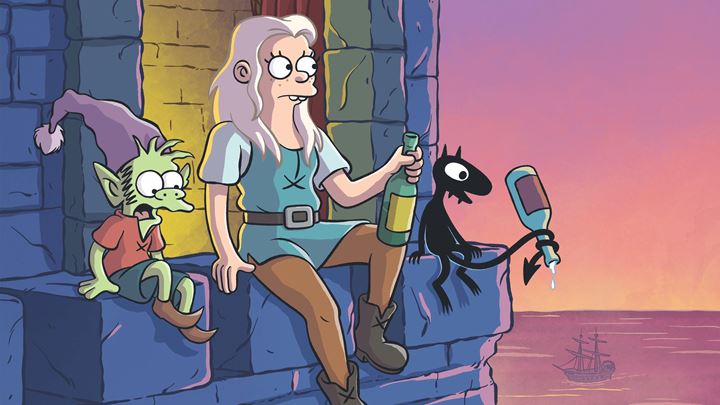 Disenchantment, showrunner: Matt Groening, The ULULU Company 2018 - Naprawdę dziwne seriale, które obejrzysz na Netflix - dokument - 2022-10-17