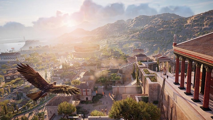 Wystarczy jedna wizyta w Cyrenie w Assassin’s Creed Origins, by zacząć się domyślać, jak wyglądałaby przebieżka po dachach Sparty lub Aten. - 2018-02-19