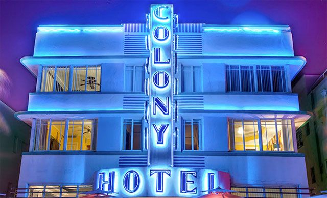 Colony Hotel w Miami. - 2013-09-16