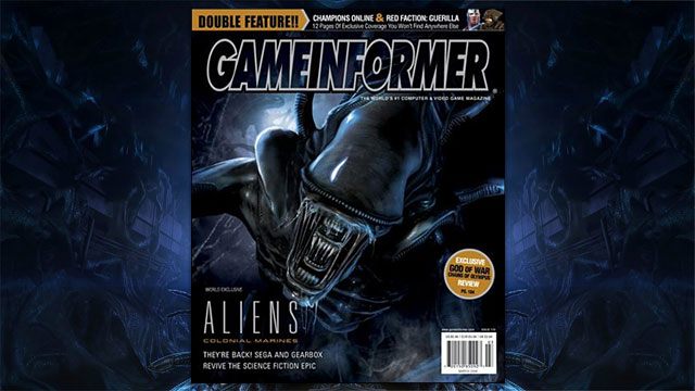 W 2008 roku Aliens: Colonial Marines gościło na okładce marcowego numeru Game Infomera. - 2013-02-18