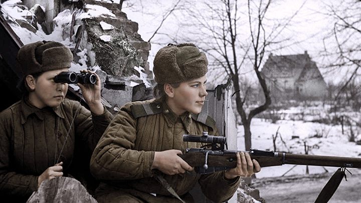 Radzieckie snajperki są chyba najbardziej znanym przykładem walki kobiet podczas II wojny światowej - 2018-05-29