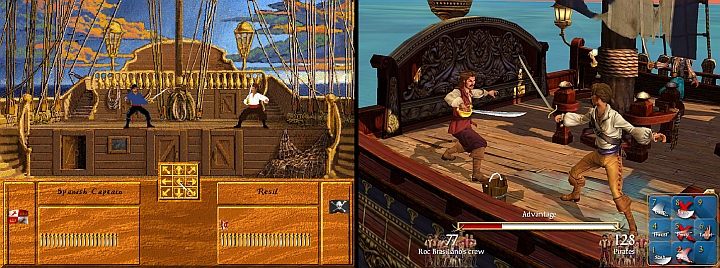 Po lewej Pirates! Gold z 1993 roku, po prawej Sid Meier’s Pirates! z 2004 roku (obie gry w wersji PC). - 2016-09-26
