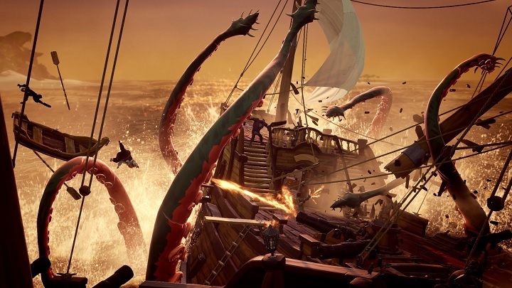 Kraken może czyhać w dowolnym miejscu na nieostrożnych graczy. - Wszystko o Sea of Thieves - polska wersja językowa, patche i aktualizacje - dokument - 2020-12-14