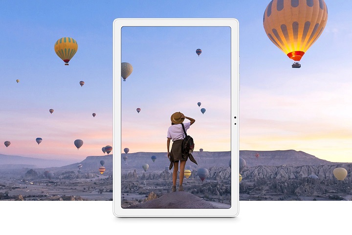 Urządzenie da się odblokować tylko za pomocą funkcji rozpoznawania twarzy. Źródło: Samsung - Tablet do 1000 zł na 2021 rok | Ranking TOP 6 - dokument - 2021-06-20