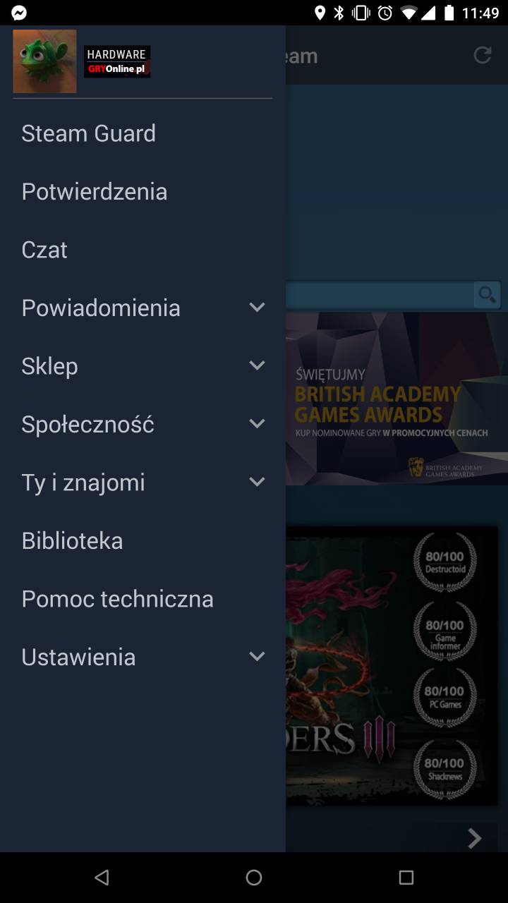 W aplikacji mobilnej możemy przeglądać naszą bibliotekę, ale niestety nie grać. - 2019-04-15