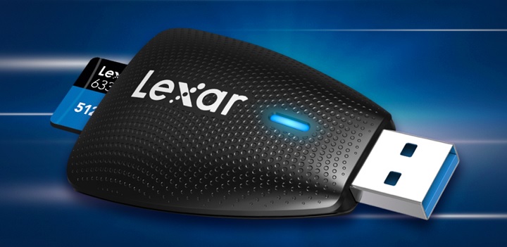 Lexar ma w swojej ofercie także kompaktowe i szybkie czytniki kart pamięci. Źródło: Lexar - Najlepsze karty pamięci | Ranking 2021 - dokument - 2021-07-23