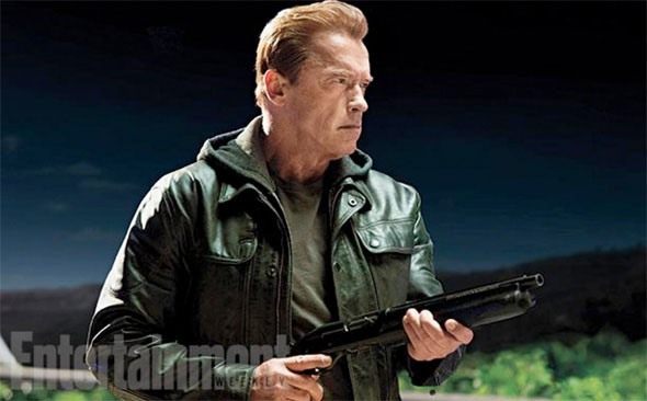 Arnold Schwarzenegger w roli podstarzałego T-800. (źródło: Entertainment Weekly)