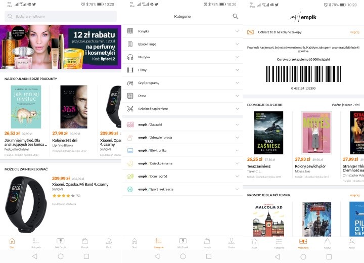 Aplikacja Empik jest prawie jak sklep internetowy. - Lidl czy Biedronka? - sprawdziłem aplikacje i wiem gdzie robić zakupy - dokument - 2019-08-05
