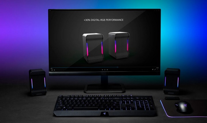 Nie jestem uzależniony od RGB (myszka, klawiatura, mouse bungee, chłodzenie CPU, płyta główna, podkładka pod myszkę, wentylatory w obudowie), ale chyba skuszę się na Evolv Sound Mini. - Podsumowanie CES 2020 - nudniej już chyba nie będzie... - dokument - 2020-01-13