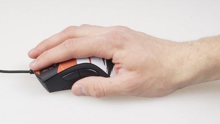 Jeśli prowadzimy mysz całą dłonią należymy do grupy graczy preferujących Palm-Grip. W tym przypadku zalecane są duże, ergonomicznie ukształtowane myszy, w razie potrzeby również z miejscem na oparcie serdecznego i małego palca. - 2019-02-25