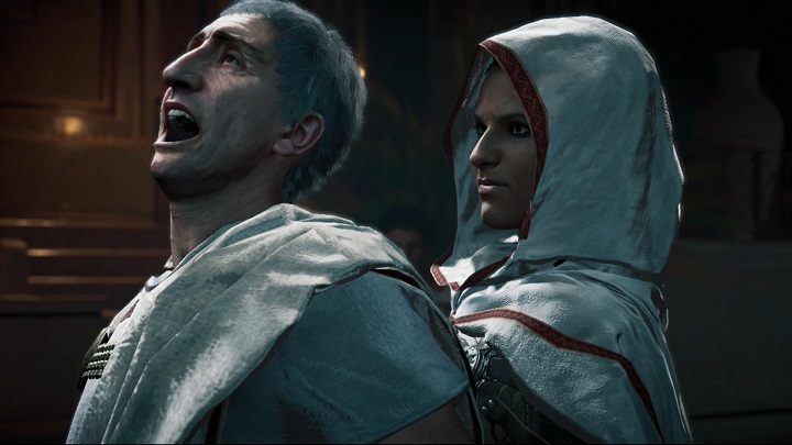 Śmierć Juliusza Cezara – i uczestnictwo w tym wydarzeniu protagonistki – pozwala domniemywać, że następna gra zostanie osadzona w starożytnym Rzymie. - Rzym czy Tokio – gdzie udamy się w Assassin's Creed 2020? - dokument - 2020-05-04