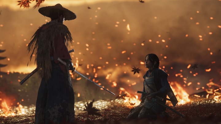 Pełne detali modele postaci idą tu w parze ze szczegółowym środowiskiem. - Wszystko o Ghost of Tsushima - data premiery, cena, multiplayer - dokument - 2020-10-19