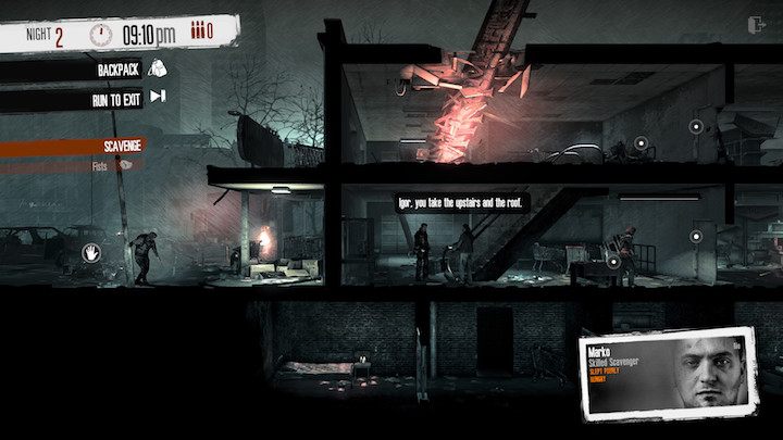 Polskie studio w This War of Mine świetnie ujęło okropności wojny widziane oczami cywila żyjącego wśród zgliszczy. - Gry wojenne – różne oblicza wojny w grach komputerowych - dokument - 2020-01-27