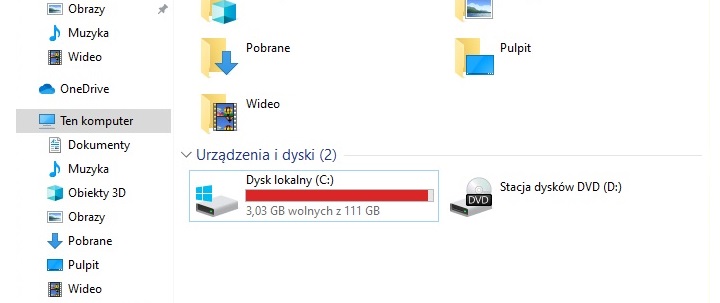 Pójść pójdzie, ale 3GB wolnego miejsca na dysku nie zostawiają zbyt dużego pola manewru na przyszłość... - Czy mi pójdzie - darmowe strzelanki vs komputer poleasingowy - dokument - 2020-06-01