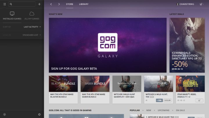 GOG Galaxy to pełnoprawny klient, z osiągnięciami, funkcjami społecznościowymi, zapisami w chmurze etc. Od Steama odróżnia go jedno – nie jest obligatoryjny. - 2017-10-24