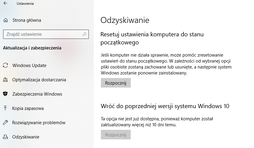 Jeśli dźwięk w komputerze zanikł po jednej z aktualizacji Windowsa 10, należy działać szybko. - Brak dźwięku w Windows 10 - diagnostyka i rozwiązanie problemów - dokument - 2021-04-13