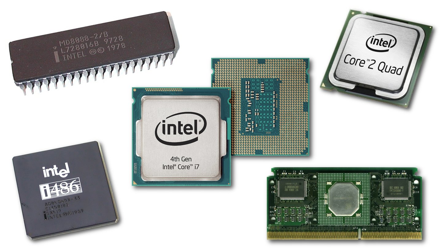 Przyglądamy się historii procesorów Intela na przestrzeni dziesięcioleci. - 2018-08-09