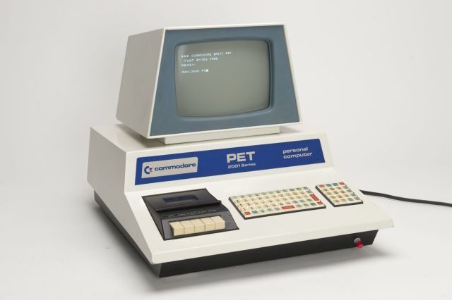 Commodore PET z wbudowanym magnetofonem. - 2015-07-15