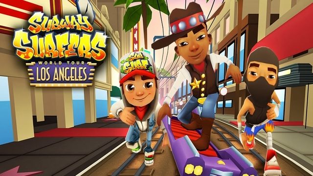 W Subway Surfers obserwujemy akcję zza pleców bohatera. - 2015-06-17