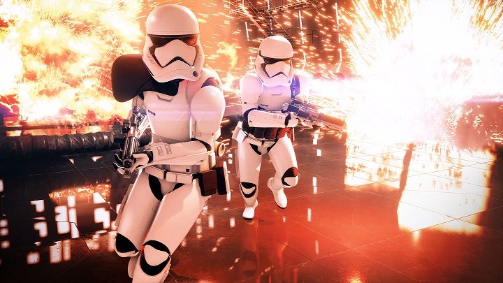 Artystyczna wizja analityków EA uciekających z biura po pierwszych raportach na temat sprzedaży Anthem, luty 2019 roku. - Czy Star Wars Jedi: Fallen Order przeciągnie EA na jasną stronę Mocy? - dokument - 2019-12-10