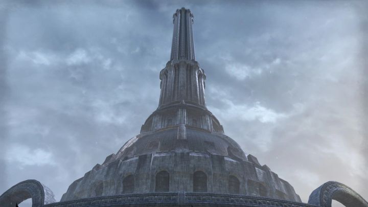 Perspektywa nie oddaje w pełni, jak wysoka jest to budowla. (Źródło: Elder Scrolls Wiki – Fandom) - 6 miejsc w Tamriel, które warto odwiedzić, czekając na TES 6 - dokument - 2020-05-19