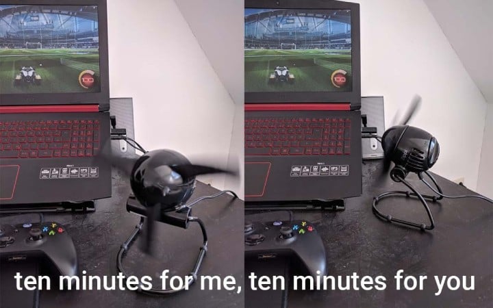 „10 minut dla mnie, 10 minut dla ciebie” – użytkownicy reddita mają swoje sposoby na chłodzenie laptopa. - Podkładka chłodząca do laptopa - czy warto - dokument - 2020-10-14