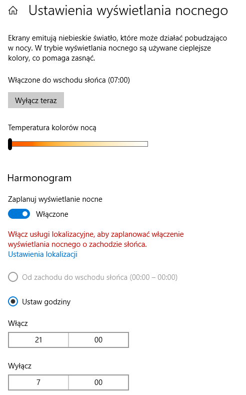 Dbajmy o wzrok! O funkcji wyświetlania nocnego warto poinformować także znajomych.