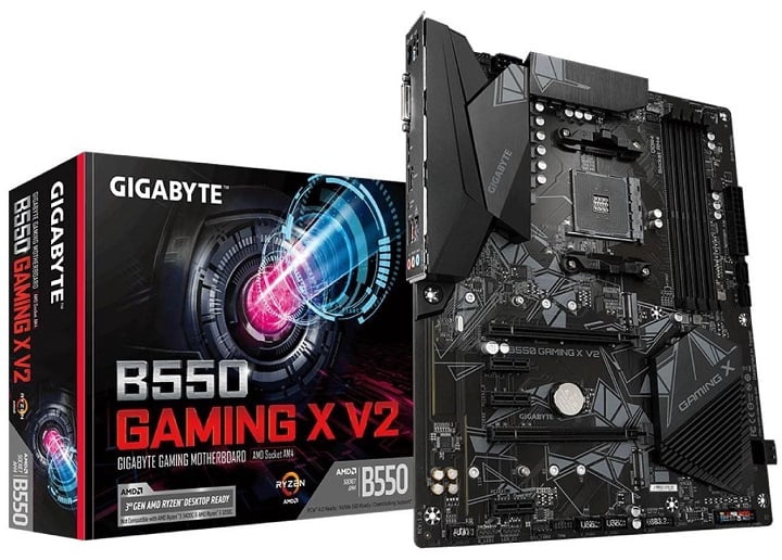 Gigabyte B550 GAMING X V2 obsługuje taktowanie RAM-u do 4733 MHz (OC). Źródło: Gigabyte - Najlepsze zestawy komputerowe do gier. Ranking 2023 - dokument - 2023-05-18