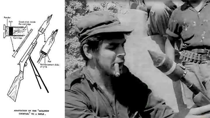 Che Guevara uwielbiał „shotguny” oraz ich przeróbki. Źródło: https://www.reddit.com/r/ForgottenWeapons/comments/mmu10b/ernesto_che_guevara_with_a_m26_grenade_launcher/. - Uważasz, że Far Cry 6 zaszalał z arsenałem? 7 improwizowanych modeli broni, które istniały naprawdę - dokument - 2021-09-02