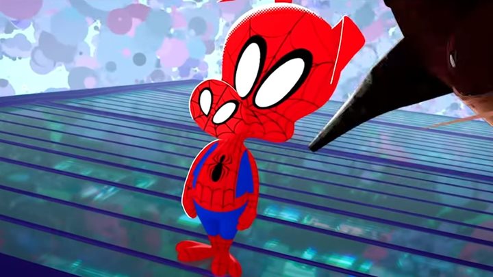 Porker to świńska wersja Spider-Mana w animowanym Spider-Manie: Into the Spider-Verse Phila Lorda, filmie Marvela dystrybuowanym przez Sony Pictures (2018). - Czy MCU naprawdę się sypie? 10 najczęściej wymienianych „grzechów” Marvela - dokument - 2023-03-23