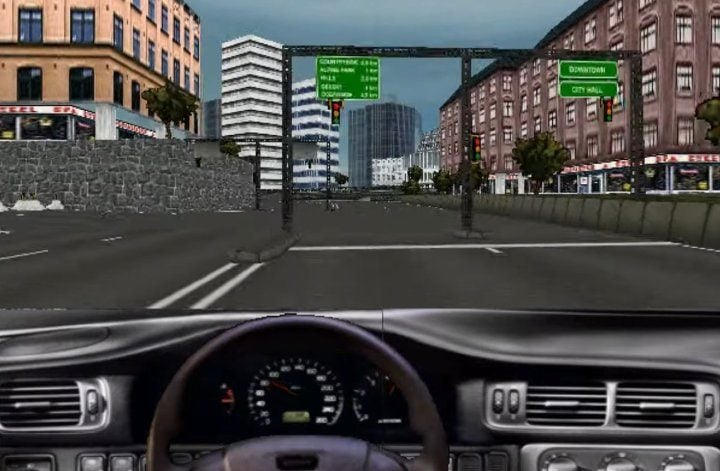 Volvo V70 Racing, Refraction Games, 1998. Screen z https://www.youtube.com/watch?v=HOsvBPkyAWA. - Pomysł, który miał nie działać. Gra, która miała się nie udać. Początki Battlefielda - dokument - 2025-11-20