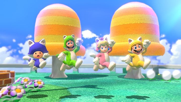 W starym nowym Super Mario 3D znajdziemy całą plejadę bohaterów Nintendo. - Gry 2021 roku - aktualna lista najlepszych produkcji - dokument - 2021-12-16