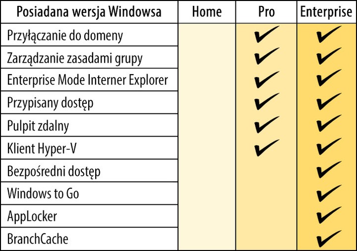 Jak zawsze w przypadku Windowsa najpopularniejsza wersja nie posiada części dostępnych funkcjonalności. - Windows 10, DirectX 12 i Sklep Windows - wszystko, co musisz wiedzieć - dokument - 2021-10-25