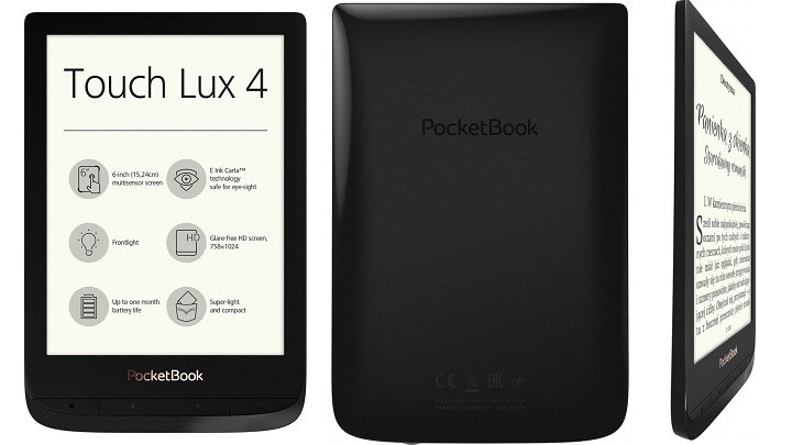 Touch Lux 4 to wyjątkowo smukłe urządzenie. Jego kompozycję zakłóca jedynie wydłużona krawędź dolna, co jest ceną wygodnych klawiszy fizycznych do przerzucania stron. - 2019-04-18