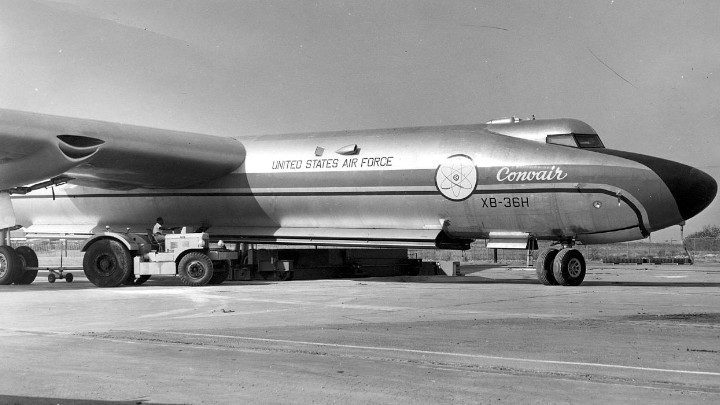 Latające laboratorium jądrowe - Convair XB-36H. Źródło: USAF - Czemu po niebie nie latają samoloty z napędem jądrowym? - dokument - 2022-10-14