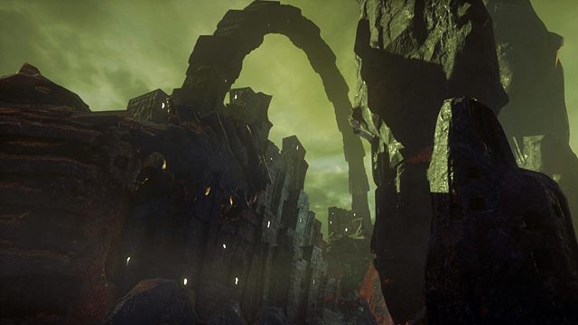 Typowy krajobraz Pustki. (Dragon Age: Inkwizycja) - 2014-11-20