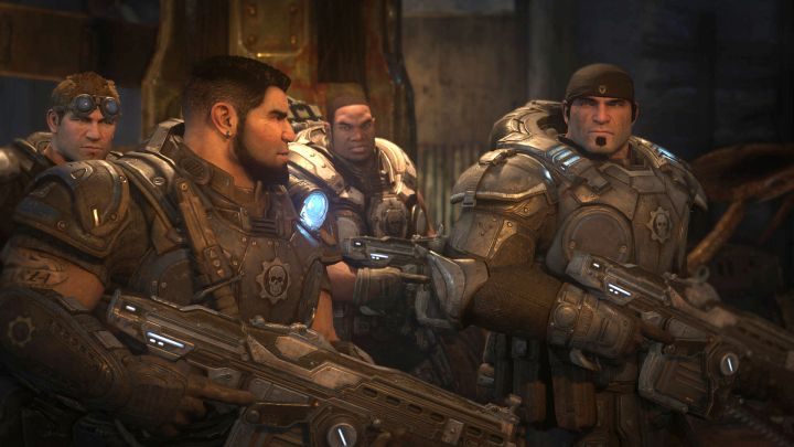 Marcus Fenix, Dominic Santiago, Damon S. Baird i Augustus „Train” Cole to jedyna prawdziwa drużyna Delta. - Najlepsze gry na Xbox One – 12 świetnych gier na konsolę Microsoftu - dokument - 2020-05-28