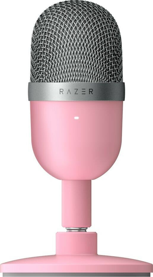 Razer Seiren Mini w różowej odsłonie robi świetne wrażenie. Źródło: Razer.