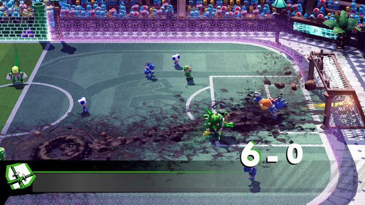 Uderzenie z błotka – stara taktyka futbolowych wyjadaczy. - Recenzja Mario Strikers: Battle League - świetnej gry zasługującej na żółtą kartkę - dokument - 2022-06-15