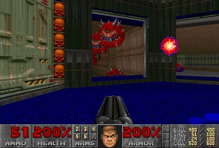 Druga Zagład" była bliżniaczo podobna do pierwszej - Doom II: Hell on Earth. - Od żenady do zagłady - kulisy sukcesu nowego Dooma - dokument - 2021-10-19
