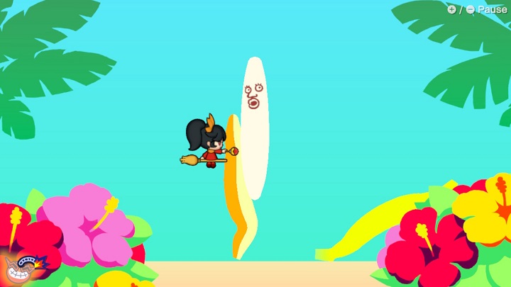 Ashley to zdecydowanie najlepsza postać w grze – radzi sobie nawet z obieraniem bananów. - Recenzja gry WarioWare: Get It Together! - każda sekunda na wagę złota - dokument - 2021-09-08