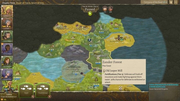 Odkrywanie świata gry i zarządzanie nim są ważnymi elementami Wildermyth. - Recenzja gry Wildermyth - niespodziewany kandydat na RPG roku - dokument - 2021-09-09