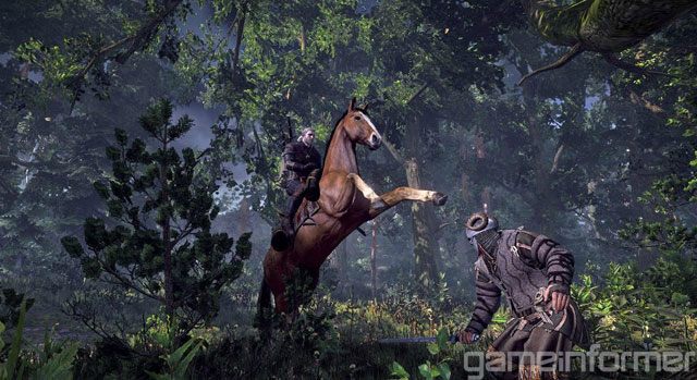 Las wygląda jak las. A będzie jeszcze ładniej, kiedy zobaczymy pierwsze obrazki wygenerowane przy pomocy bardziej zaawansowanego renderera (źródło: Game Informer). - 2013-02-10