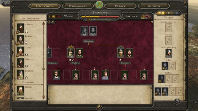 Drzewo rodowe. Czy nasze wpływy są wystarczające, by rada przyjęła nominacje na kilka urzędów? - Recenzja gry Total War: Attila - Europa na kolanach - dokument - 2019-07-26