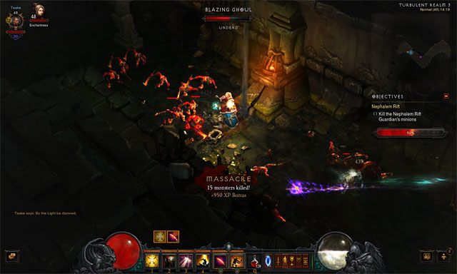 W wyzwaniu Nephalem Rift losowo dobierane są poziomy, a także czyhające w nich stwory. - 2013-11-24