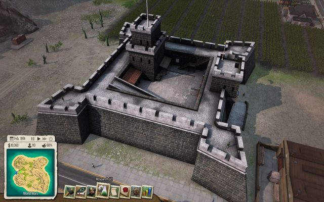 Zabytki w Tropico? Nie, to tylko forteca wojskowa. Wciąż wygląda jednak jak budowla ze średniowiecza. - 2014-05-25