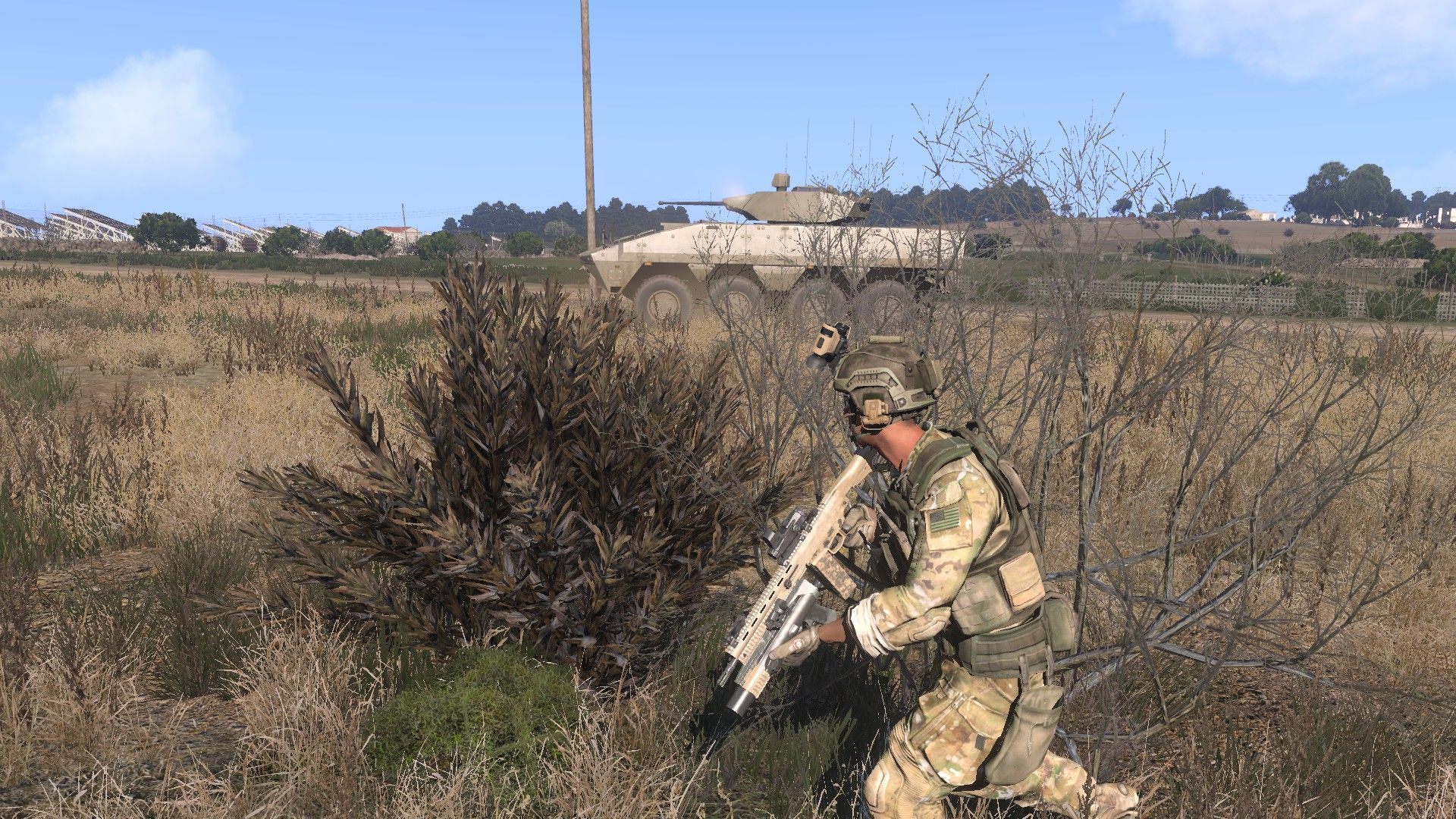 ArmA III, mimo osadzenia w przyszłości, nie posiada takich cudów jak niewidzialny kamuflaż. - 2013-09-12